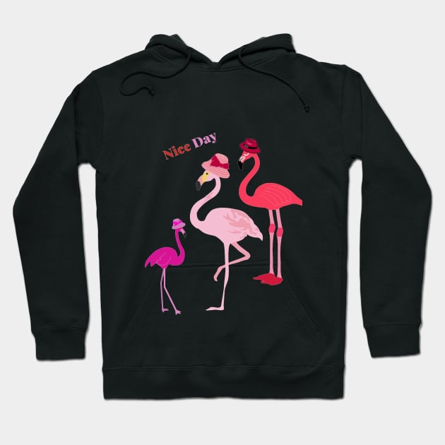 flamingo Hoodie by H&N